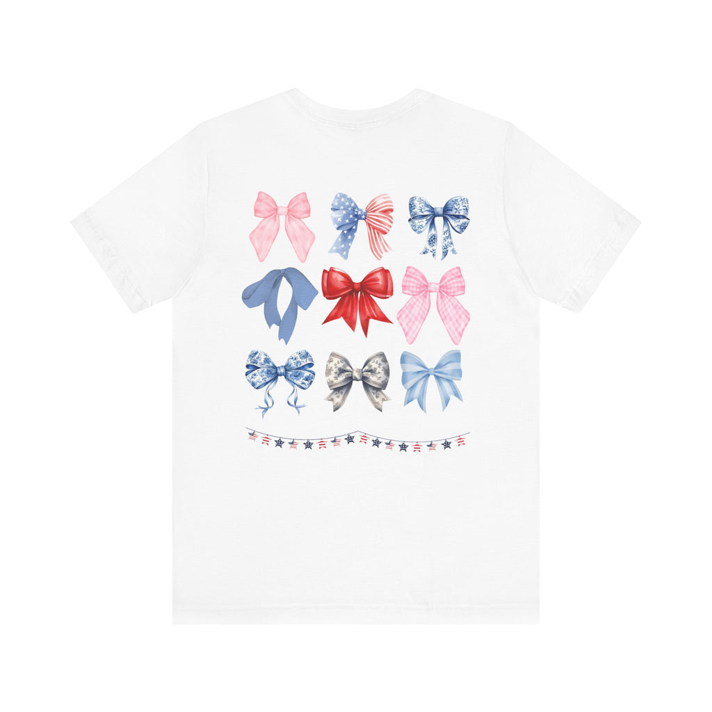 Patriotic Ribbon Bows Tee