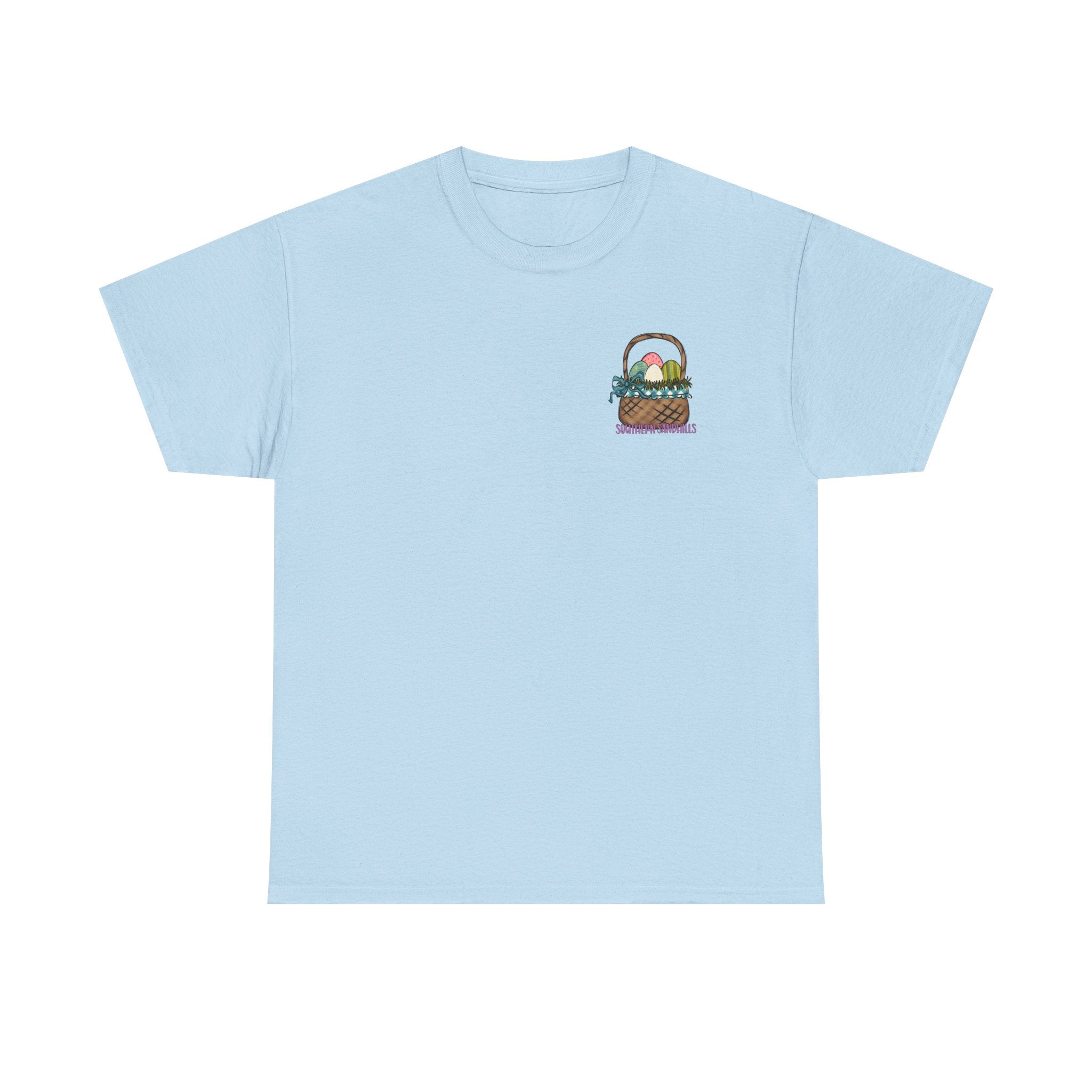 Easter Bunny Ears Blessed Tee | Floral Basket Graphic