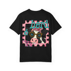 Nerdy Cow Graphic T-shirt | Retro Cow with Glasses and Bandana