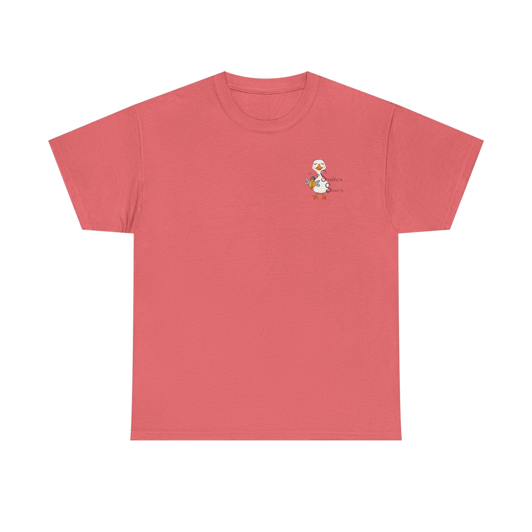 Silly Goose Energy T-Shirt | Retro Goose with Sunglasses, Floral Design