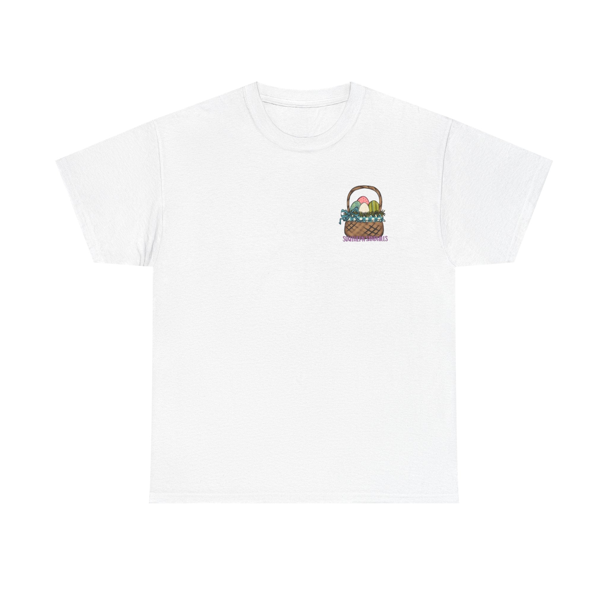 Easter Bunny Ears Blessed Tee | Floral Basket Graphic