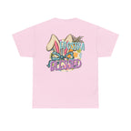 Easter Bunny Ears Blessed Tee | Floral Basket Graphic