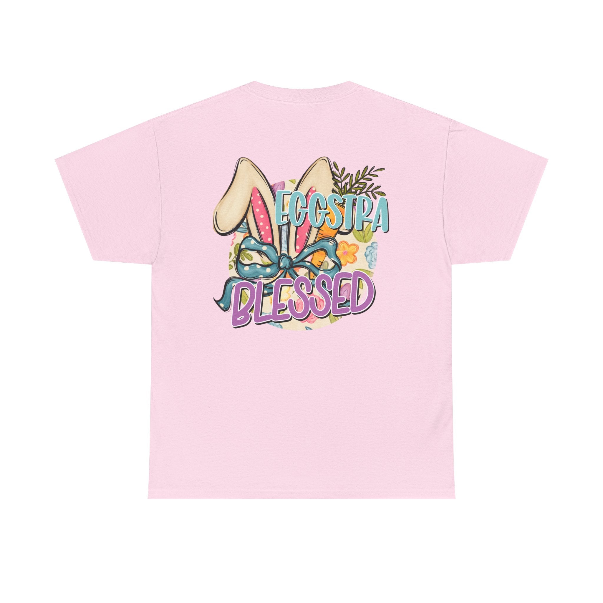 Easter Bunny Ears Blessed Tee | Floral Basket Graphic