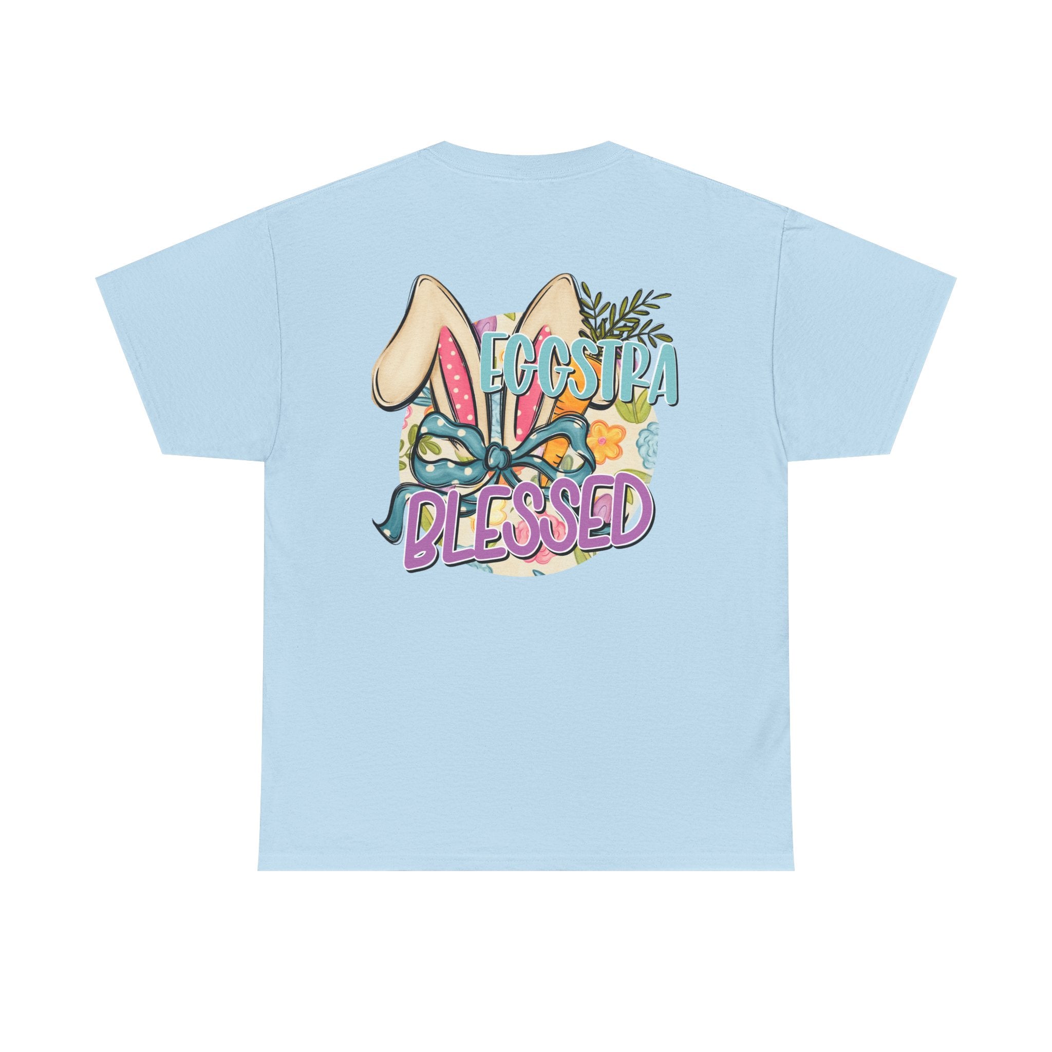 Easter Bunny Ears Blessed Tee | Floral Basket Graphic